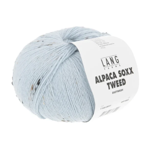 Alpaca Soxx Tweed - Light Blue (0021)