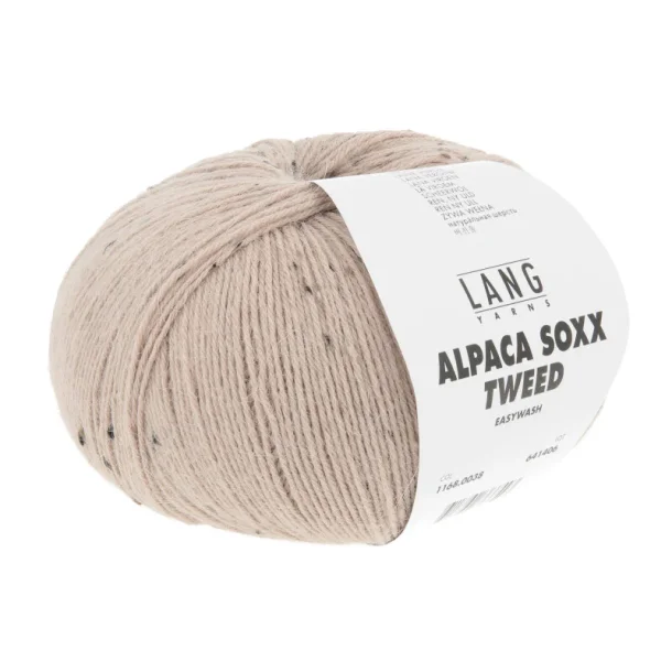 Alpaca Soxx Tweed - Hazelnut (0038)