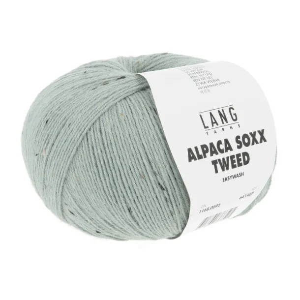 Alpaca Soxx Tweed - Sage (0092)
