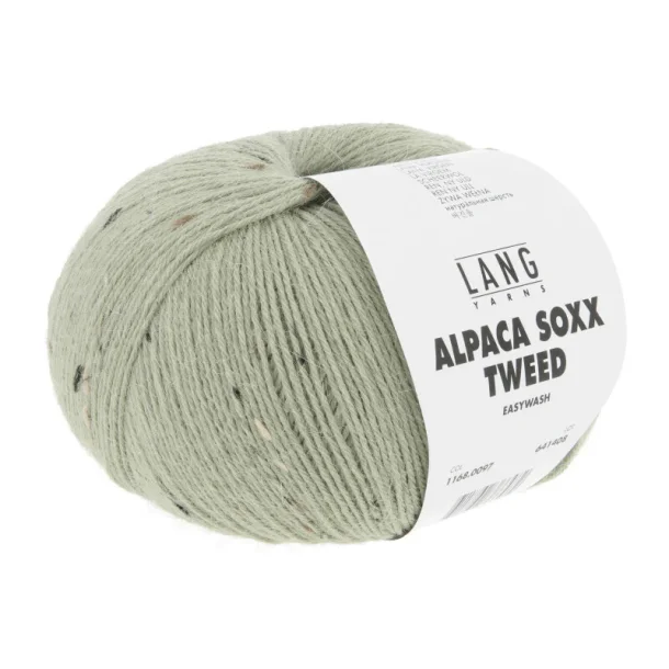Alpaca Soxx Tweed - Olive (0097)