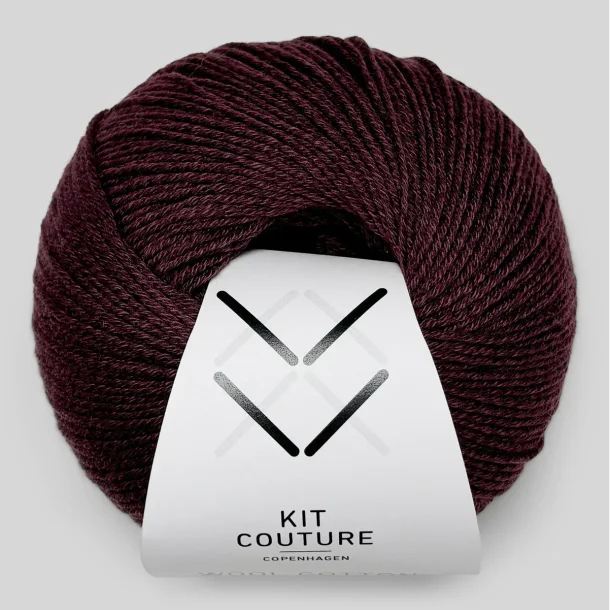 Wool Cotton - Mrk Blomme (3572)