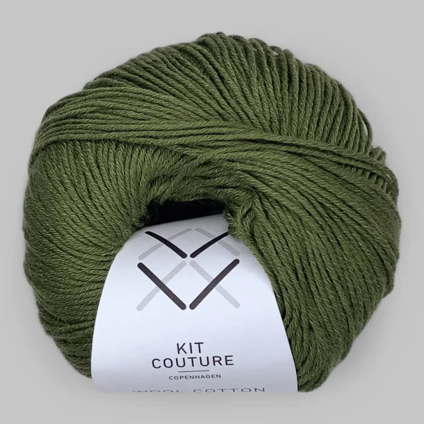Wool Cotton - Army (7833)
