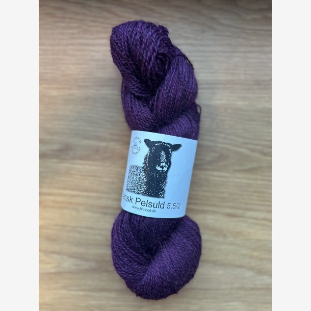 Dansk Pelsuld 5,5/2 - Aubergine (09)