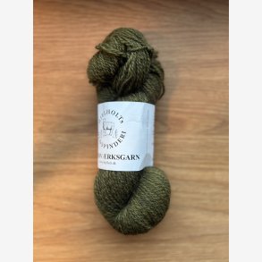 Hndvrksgarn - Mrk Oliven (20)