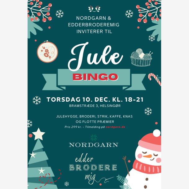 Julebingo med Edderbroderemig og Nordgarn 10. december 2026