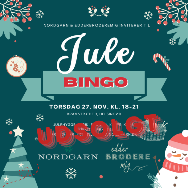 Julebingo med Edderbroderemig og Nordgarn - Udsolgt