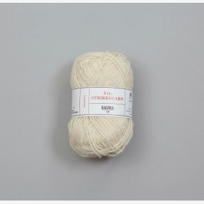 3-tr Strikkegarn - Natur (101)