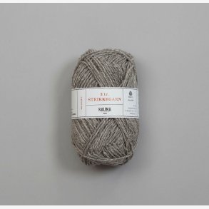 3-tr Strikkegarn - Gr Melert (1104)