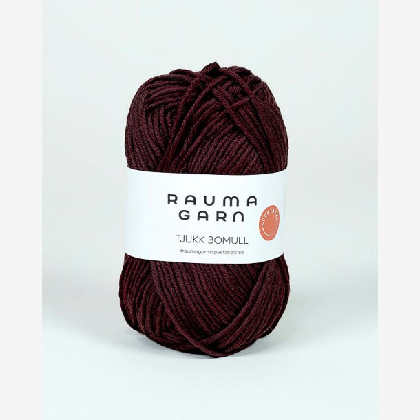 Tjukk Bomull - Aubergine (350)