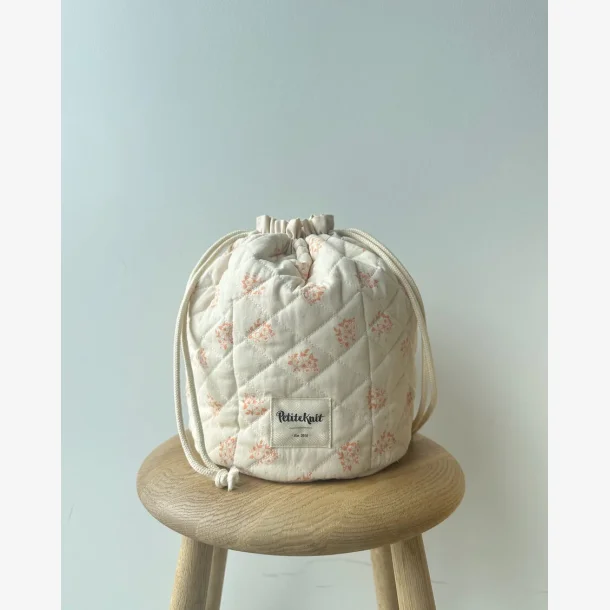  Get your knit together bag - Apricot Flower