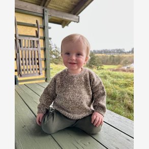 Melange Sweater Baby opskrift