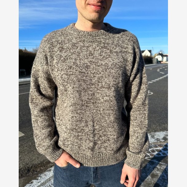 Melange Sweater Man opskrift